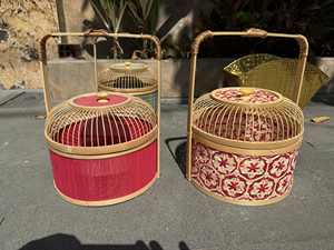 Sustainable Bamboo Woven <b>Gift</b> Tray with Handle Authentic Vietnamese Handmade Craft for Food and <b>Gift</b> Presentation - Product Image 5