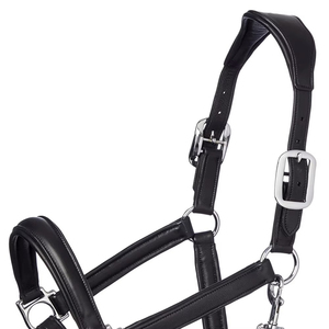 Haltères pour chevaux avec logo personnalisé, en cuir souple et réglable, vente en gros de produits équestres, quincaillerie de connexion robuste - Product Image 3