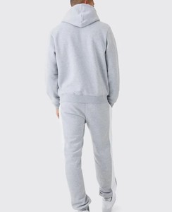 Survêtements stylés pour hommes, combinaison de jogging d'entraînement, ensemble sweat à capuche et pantalon deux pièces, pull à capuche bicolore - Product Image 6