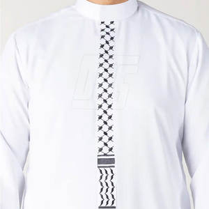 ชุดญุบบะห์ผู้ชายทันสมัย ดีไซน์โมเดิร์น แขนยาว ชุดอิสลาม ขายส่งจำนวนมาก ผู้จำหน่ายชุดญุบบะห์ผู้ชาย - Product Image 3