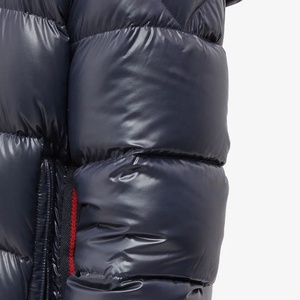 Veste d'hiver camouflage à capuche coupe-vent unisexe personnalisée avec rembourrage en coton polyester noir pour l'extérieur - Product Image 4