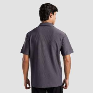 Camisas Casuales de Hombre GAI Essential, 100% Algodón Popelina, Cuello Cubano, Estilo Occidental, Talla 6XL, Corte Ajustado - Product Image 2