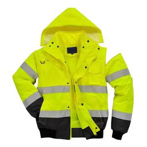 เสื้อแจ็คเก็ตกันลมสำหรับผู้ชายเสื้อทำงานกันลมหนาขนาดใหญ่สำหรับมืออาชีพถอดออกได้ฤดูหนาวและกันน้ำได้ตามต้องการ - Product Image 1