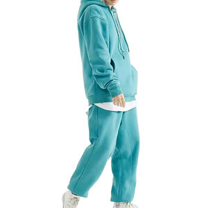 Custom Logo Heavy Weight Cotton Fleece or Polyester Tracksuit for <b>Men</b> High Quality Streetwear Casual <b>Hoodies</b> Set for <b>Men</b> - Product Image 6