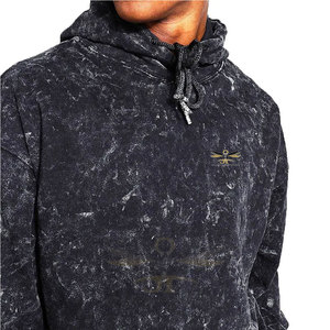 Fabrication pakistanaise sweats à capuche lavés à l'acide tenue décontracté sweats à capuche lavés à l'acide logo personnalisé sweats à capuche lavés à l'acide - Product Image 3