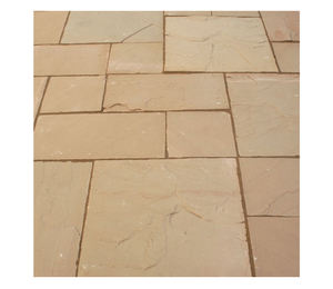 Fourniture en gros d'usine de grès beige de Dholpur pour revêtement de sol extérieur, chemin de jardin et revêtement mural d'Inde - Product Image 6