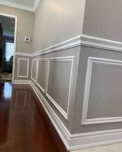 Garniture de moulure de corde en bois dur massif Garniture en bois moderne pour l'intérieur extérieur pour les cadres de porte de fenêtre de villa Garniture de boîtier décorative - Product Image 5