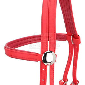 Bride de cristal de cheval équestre en cuir avec personnalisation doucement rembourrée anatomiquement disponible - Product Image 6