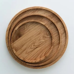 Bandeja de Servicio de Madera Premium Hecha a Mano y Personalizada para una Cena de Lujo y Decoración Elegante del Hogar - Product Image 1