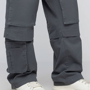 Wholesale Cotton Baggy Jogger Pants for Fashion Boutiques Offering Regular Fit Breathable & Eco-Friendly Features Custom Colors - Product Image 6