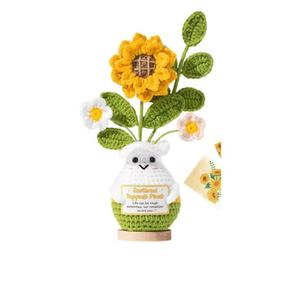 Nuevo Adorno de Maceta con Tres Tulipanes, Decoración Divertida, Regalo de Agradecimiento, Regalo de Cumpleaños, Adorno de Escritorio - Product Image 2