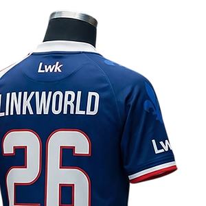 Maillots de football thaïlandais personnalisés en gros – Respirants, séchage rapide, manches courtes, unisexe, style classique rétro, ensemble vintage - Product Image 5