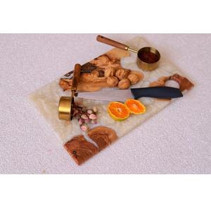 Tabla de Cortar de Madera de Resina de Estilo Natural con Madera de Acacia y Madera de Mango Diseñada para un Rendimiento Confiable - Product Image 5