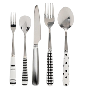 Meilleures ventes de couverts en acier inoxydable avec poignée métallique et cuillère à café couverts de restauration décoratifs argentés - Product Image 6