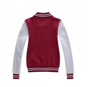 Chaqueta universitaria informal para hombre, chaquetas de bloque de color con cuello de béisbol elegante para la escuela - Product Image 2