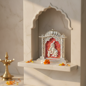 Idole de Lord Hanuman de qualité supérieure |   Statue de dieu hindou en métal sacré pour la décoration du temple à domicile |   Protection spirituelle et cadeau dévotionnel - Product Image 1