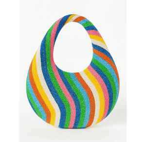 Bolso de Magnolia con cuentas, monedero con cuentas florales, bolso de flores blancas, bolso de hombro de primavera, monederos con cuentas de verano, hecho a mano floral - Product Image 5