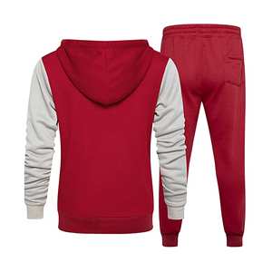 Survêtement personnalisé de qualité supérieure | Ensemble veste zippée et jogger | Logo de l'équipe imprimé/brodé | Vêtements de sport et de rue | Usine OEM/ODM - Product Image 4
