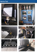 Routeur CNC 1325 pour le traitement de la pierre avec moteur pas à pas à broche refroidie par eau de 5,5 kW et table de protection pour le travail du pierre