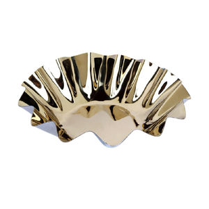 Bol de service de bonbons au chocolat de table au design de luxe Porte-dessert Vaisselle Bol à biscuits sucrés Bol en métal de grande qualité - Product Image 2