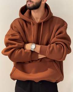 Sudaderas con capucha informales de invierno para hombre, color sólido, ajuste Regular, 100% algodón, diseño de bolsillo de alta calidad - Product Image 3