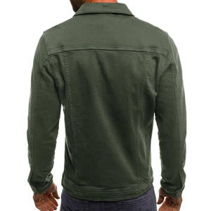 Services OEM Veste Jeans Homme Design Personnalisé de Haute Qualité Nouveau Design Veste Jeans Pour Hommes - Product Image 2