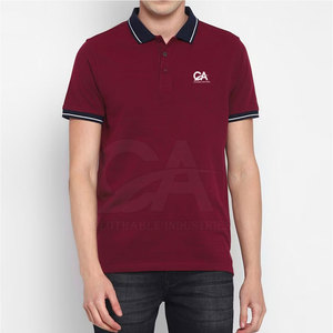 T-shirt polo en coton et polyester pour hommes T-shirt polo confortable pour hommes T-shirt polo pour hommes à séchage rapide - Product Image 1