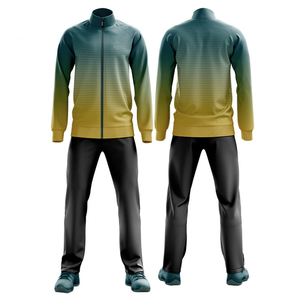 Ensemble de survêtements de sport à impression par sublimation, coupe ajustée de haute qualité, dernier modèle de sport raton laveur pour hommes, option grande taille - Product Image 1