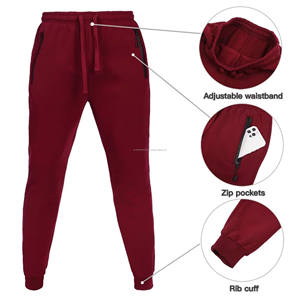 Ensemble survêtement homme sur mesure en gros, taille plus, broderie appliquée, sweat-shirt à capuche et pantalon de survêtement pour homme - Product Image 4