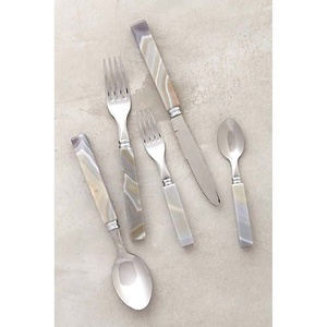 High Quality <b>Gold</b> Plated Modern Look Flatware Set with Handmade Handle Design Flatware Set for Wedding Home Hotel - Product Image 6