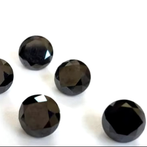 เพชรดำธรรมชาติทรงกลมเจียระไนแบบบริลเลียนท์ 7 มม. - เพชรดำแบบเม็ดเดี่ยว - Product Image 1