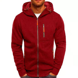 Sweat à capuche américain à fermeture éclair pour hommes, vêtements amincissants à manches longues de haute qualité, coupe surdimensionnée, hiver 6XL, fabriqué au Pakistan - Product Image 1