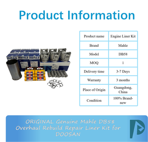 Kit de réparation et de révision d'origine Mahle DB58 pour DOOSAN - Product Image 3