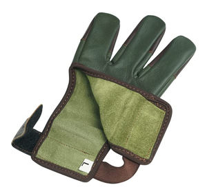 Unisex Archery Gloves Best Solid-Color Leather Design for Bow and Arrow Durable and Comfortable Gloves for Target Practice - Product Image 5