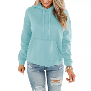 Nouvel arrivage vente chaude sweat à capuche rouge haut de sport personnalisé pulls à capuche filles style de rue pull à capuche sweat à capuche - Product Image 2