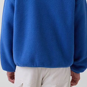 Sudadera Cómoda para Hombre en Material Sherpa / Cuello Alto con Cierre y Bolsillo Frontal con Cierre para un Diseño Urbano Moderno para Pedidos al por Mayor - Product Image 6