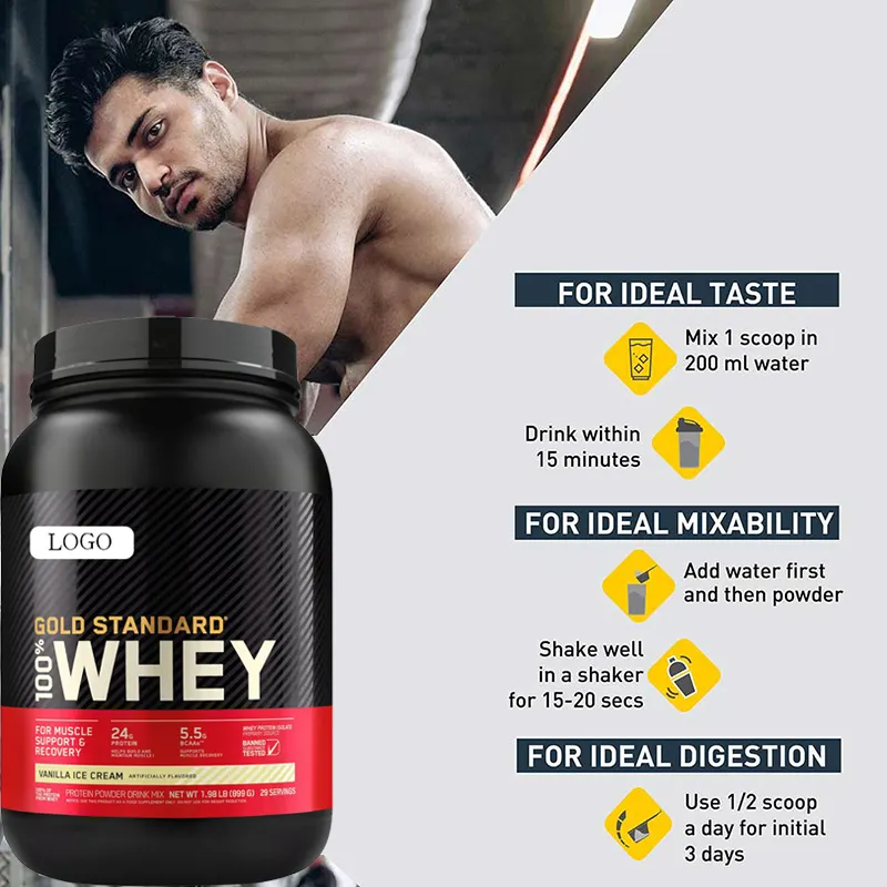 Healthcare Supplement Whey Protein Mass Gainer Creatine BCAA Fast Muscle Support Gym Pre-Workout Powder