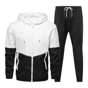 Chaqueta de chándal de lana técnica para hombre 2024, chándal informal de manga larga con capucha, manga larga - Product Image 1