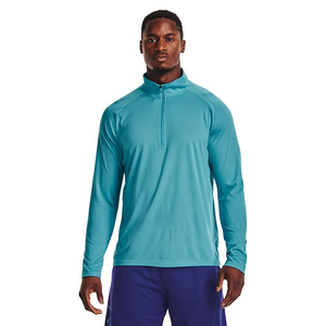 คุณภาพสูงที่กําหนดเองผู้ชายไตรมาส 1/4 ครึ่งซิปด้านบนขนาดใหญ่ 1/4 ไตรมาสซิปเสื้อสวมหัว - Product Image 1