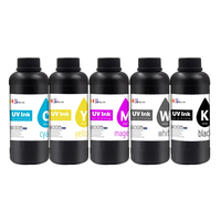 HESHUN 1000 ML/bouteille LED UV blanc encre UV universel Roland encre d'imprimante pour Roland LEC 330 LEF-20 LEJ-640 LEC-330 LEC-300 LEC-540