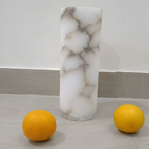Portavelas de Piedra de Alabastro Moderno, Precio de Fábrica en India, Decoración de Lujo, Diseño Personalizado Artesanal, Opciones para Navidad - Product Image 1
