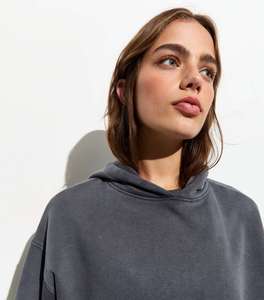 Nueva Llegada Sudadera con Capucha Casual para Mujer, Estilo Vintage con Lavado Ácido, Personalizada, Oversize, Transpirable, 100% Algodón Felpa, Cuello con Capucha, Invierno - Product Image 3