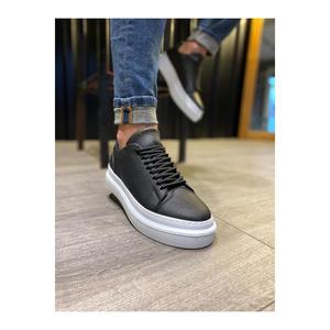 Chaussure décontractée 421 noir (semelle blanche) - Product Image 3