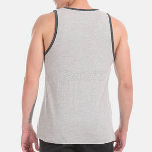 Camiseta sin mangas Lisa Camiseta sin mangas extragrande de último diseño para hombre Camiseta sin mangas para hombre de bajo precio de fabricante alto - Product Image 4