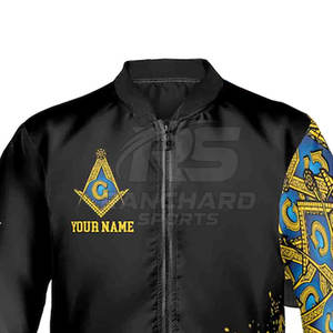 Veste de Franc-Maçonnerie Personnalisée pour Hommes, Manteau Brodé Maçonnique, Veste de Cérémonie Maçonnique - Product Image 3