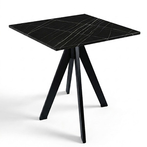 Muebles Modernos para Restaurantes y Hoteles con Diseño Personalizado, Tablero de Mesa de Laminado de Alta Presión (HPL) de 70x70 80x80 - Product Image 3
