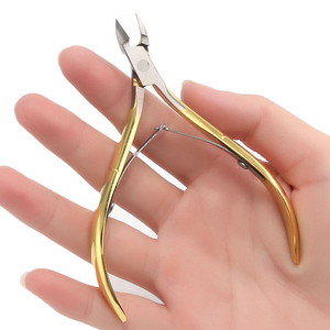 Paquete de cortaúñas de acero inoxidable, tijeras para cutículas, herramientas de manicura con puntas de cuchillas afiladas, producto de belleza en bolsas de PVC - Product Image 3