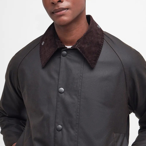 Chaqueta Parka de Caza para Hombre con Acabado Impermeable de Lona Encerada de Algodón, Chaquetas de Trabajo Transpirables 100% Algodón para Hombre - Product Image 4