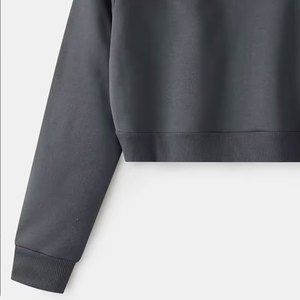 Sudadera con Capucha Corta de la Colección de Invierno 2025 para Mujer, Sudadera de Manga Larga de Calidad, Transpirable y Térmica - Product Image 5