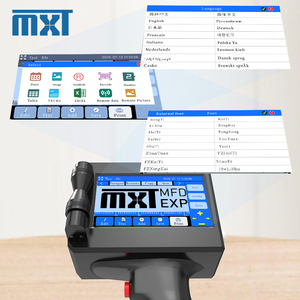 Máy in cầm tay với 4.3 inch màn hình cảm ứng in mã vạch Logo ngày khép kín toàn cầu ngôn ngữ máy in phun cầm tay súng - Product Image 3